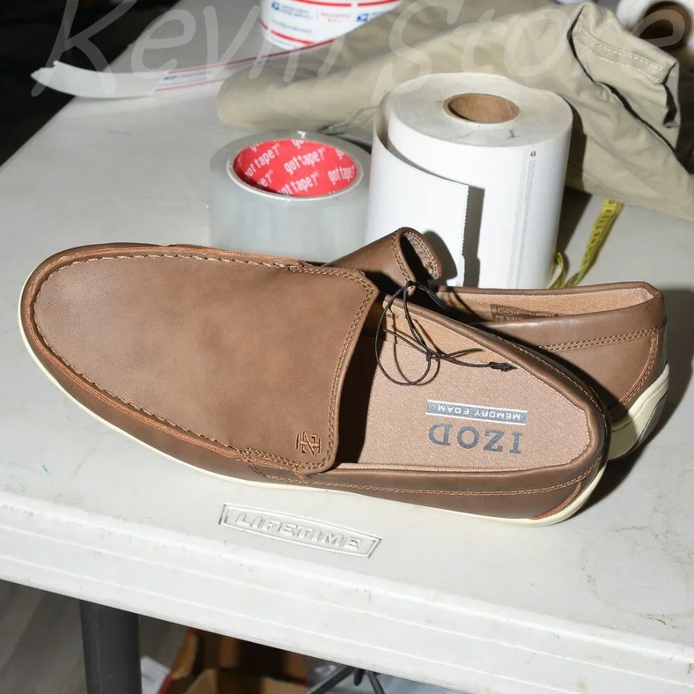 2‎ pairs Izod Men's Slip On Shoes. Price is for 2 pairs .